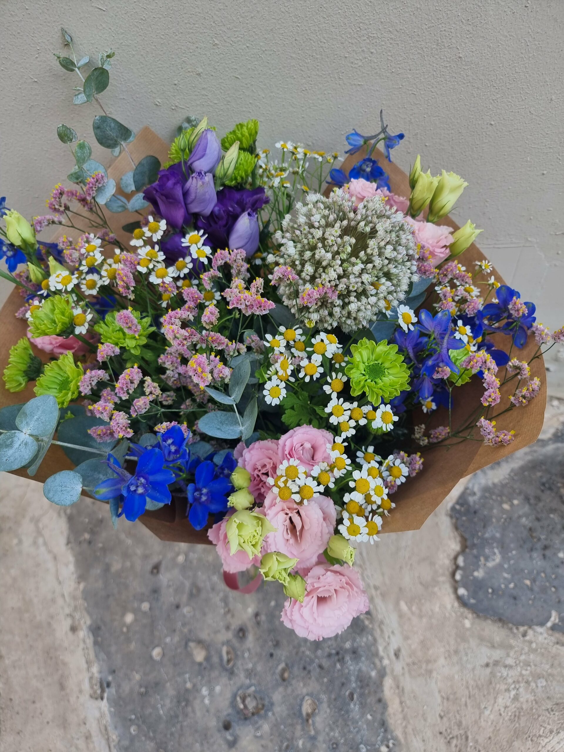 זר צבעוני בסטייל