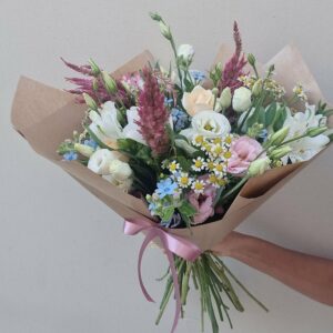 זר צבעוני - פרחי קיץ