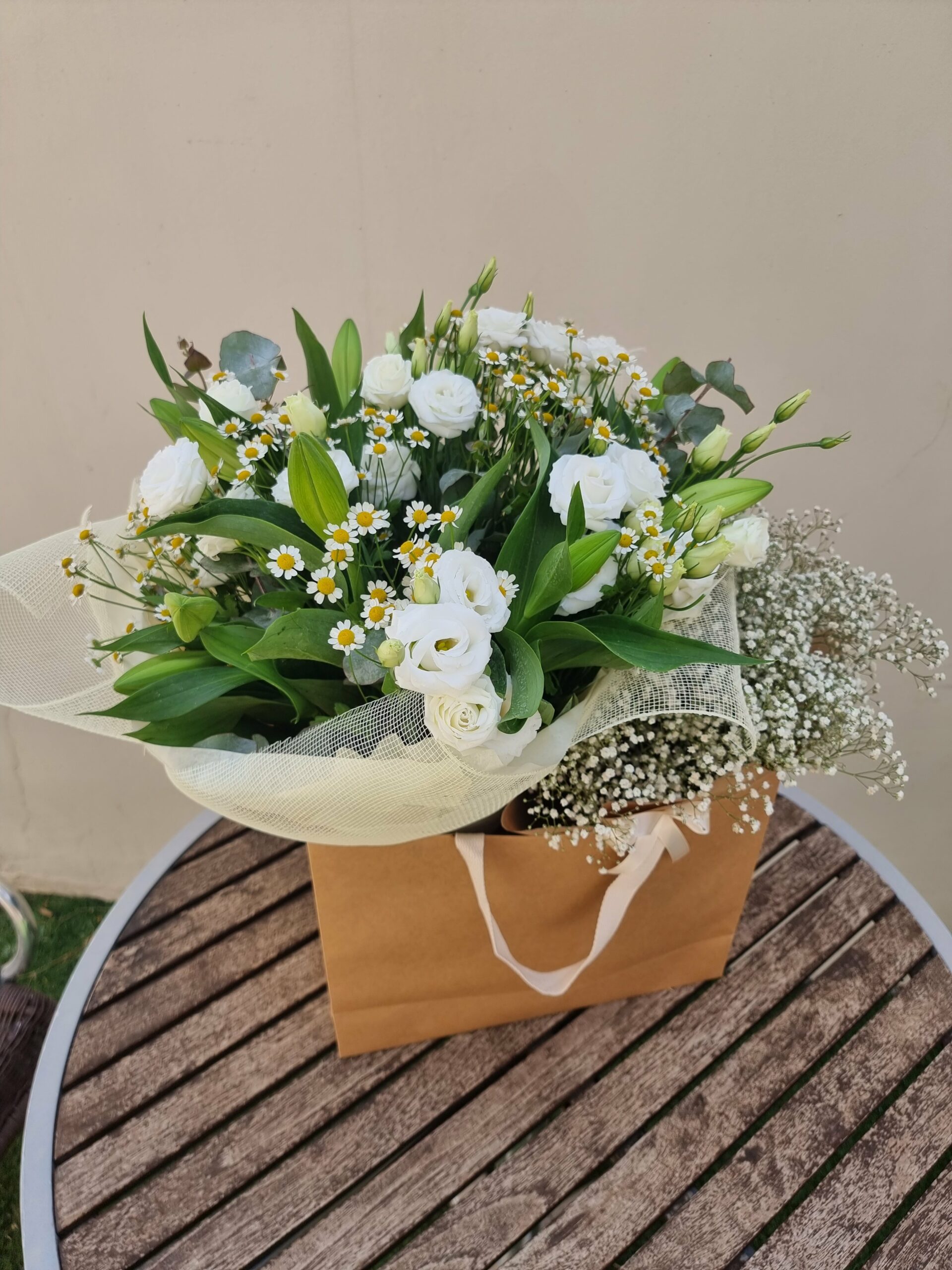 מארז פרחים & זר גיבסנית